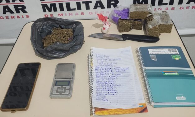 PM apreende grande quantidade de drogas durante operação em Itapecerica