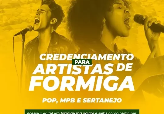 Credenciamento para artistas dos estilos POP/MPB e sertanejo continua aberto