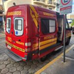 Bombeiros socorre adolescente que sofre acidente de bicicleta, em Formiga