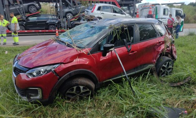 Polícia Rodoviária divulga mais informações sobre capotamento na MG-050, em Divinópolis