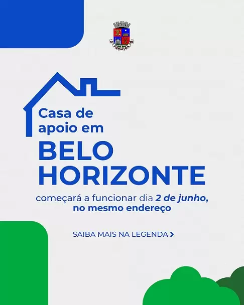 Atendimento na Casa de Apoio em BH começará no dia 2 de junho