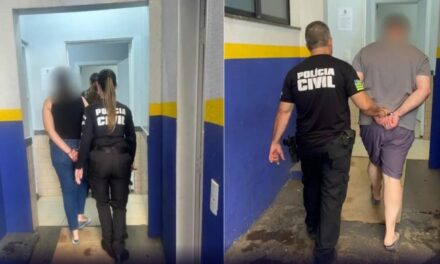 Casal é preso suspeito de torturar e maltratar filha de 4 anos