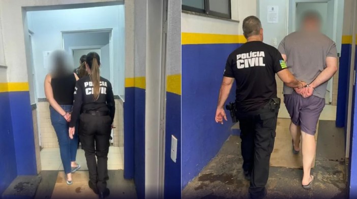 Casal é preso suspeito de torturar e maltratar filha de 4 anos