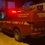 Bombeiros são acionados após queda de cabo de fibra óptica no bairro Areias Brancas, em Formiga