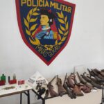 Homem é preso com arsenal de armas e cães de caça em cidade de MG