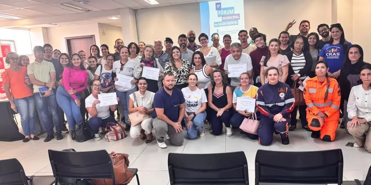 1º Fórum de Saúde Mental fortalece rede de cuidado psicossocial em Formiga