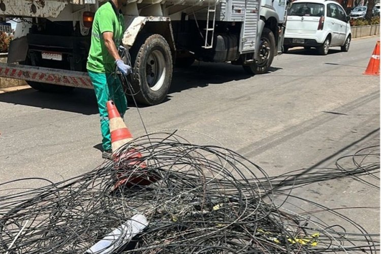 3,6 toneladas de cabos irregulares retirados  