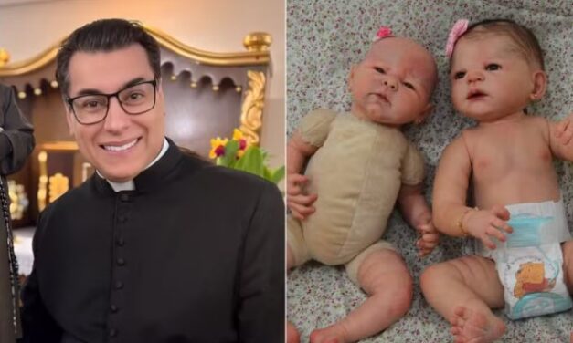 Padre Chrystian Shankar, de Divinópolis divulgou nota sobre as bonecas reborn