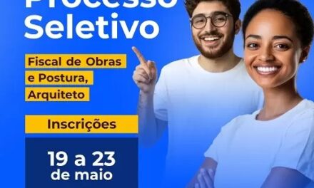 Prefeitura de Formiga realizará Processo Seletivo Simplificado para cadastro reserva dos cargos de Fiscal de Obras e Posturas e Arquiteto.