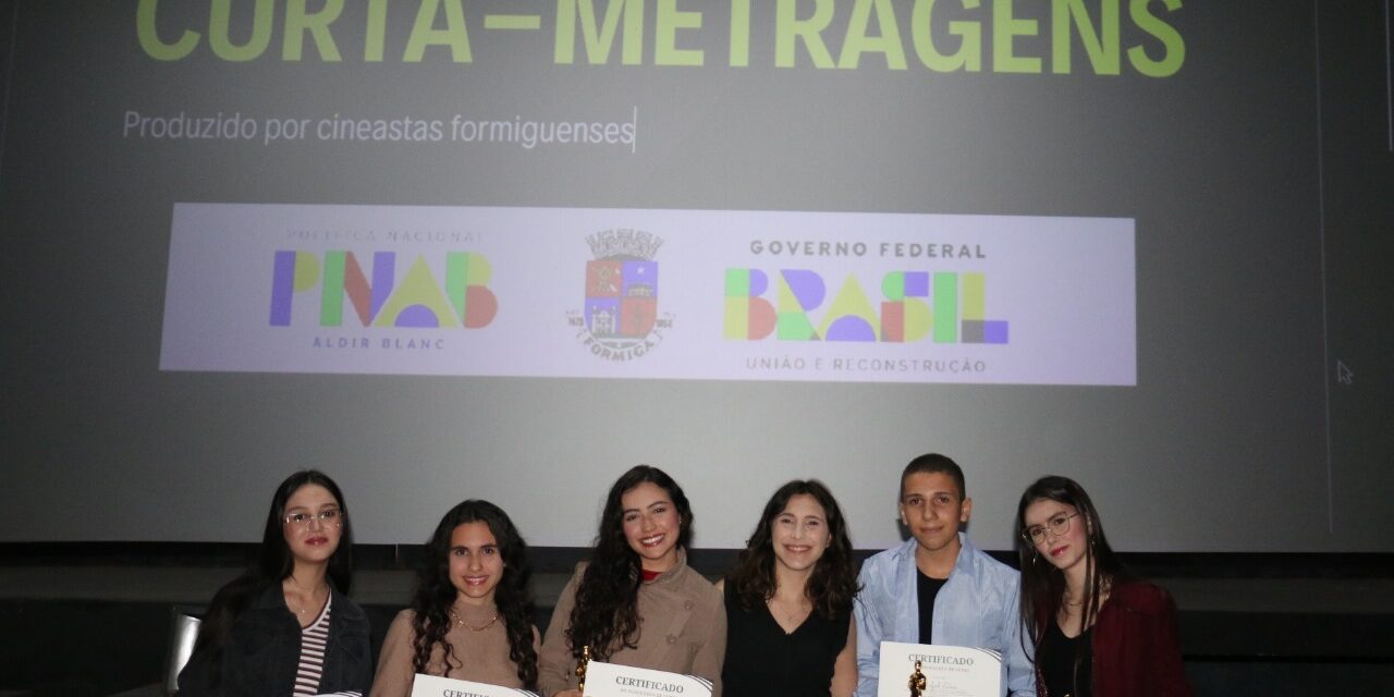 Talentos formiguenses são premiados em cerimônia da Oficina de Vídeos Caseiros