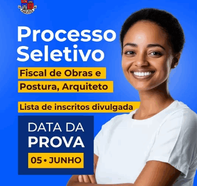 Prefeitura de Formiga divulga a lista de inscritos e local de prova do PSS para Fiscal de Obras e Arquiteto
