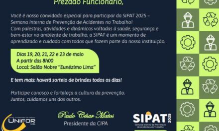 FUOM convida colaboradores para a SIPAT 2025