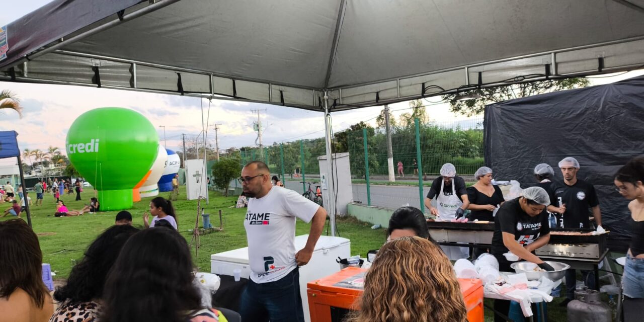 Tatame do Bem marca presença na Festa do Trabalhador em Formiga