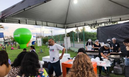 Tatame do Bem marca presença na Festa do Trabalhador em Formiga