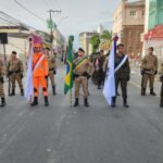 Polícia Militar participa de desfile em comemoração aos 167 anos de emancipação política do município de Formiga