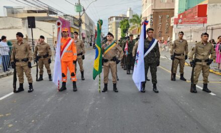 Polícia Militar participa de desfile em comemoração aos 167 anos de emancipação política do município de Formiga