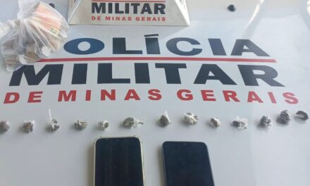 Polícia Militar apreende drogas e materiais durante operação no bairro Novo Horizonte, em Formiga