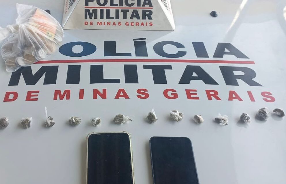 Polícia Militar apreende drogas e materiais durante operação no bairro Novo Horizonte, em Formiga