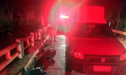 Homem fica gravemente ferido após ser atropelado em ponte na MG-647, em São José do Alegre, MG