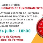 MPMG promoverá audiência sobre impacto de horários de funcionamento em lojas e casas de show na segurança de Formiga
