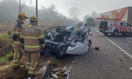 Três adultos e uma criança de 2 anos morrem após acidente na BR-262, em Minas
