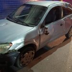 Mulher fica ferida após carro capotar na Avenida Tabelião Juca Almeida, em Formiga