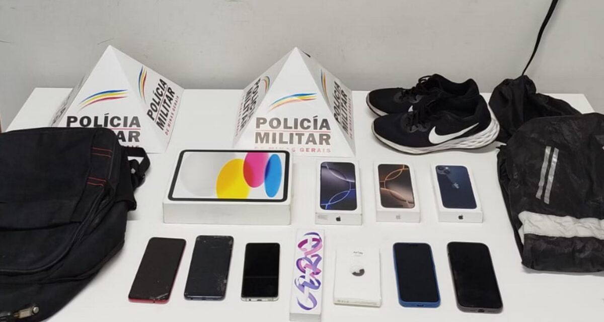 Casal é preso suspeito de furtar iPhones de loja para vendê-los na internet em MG