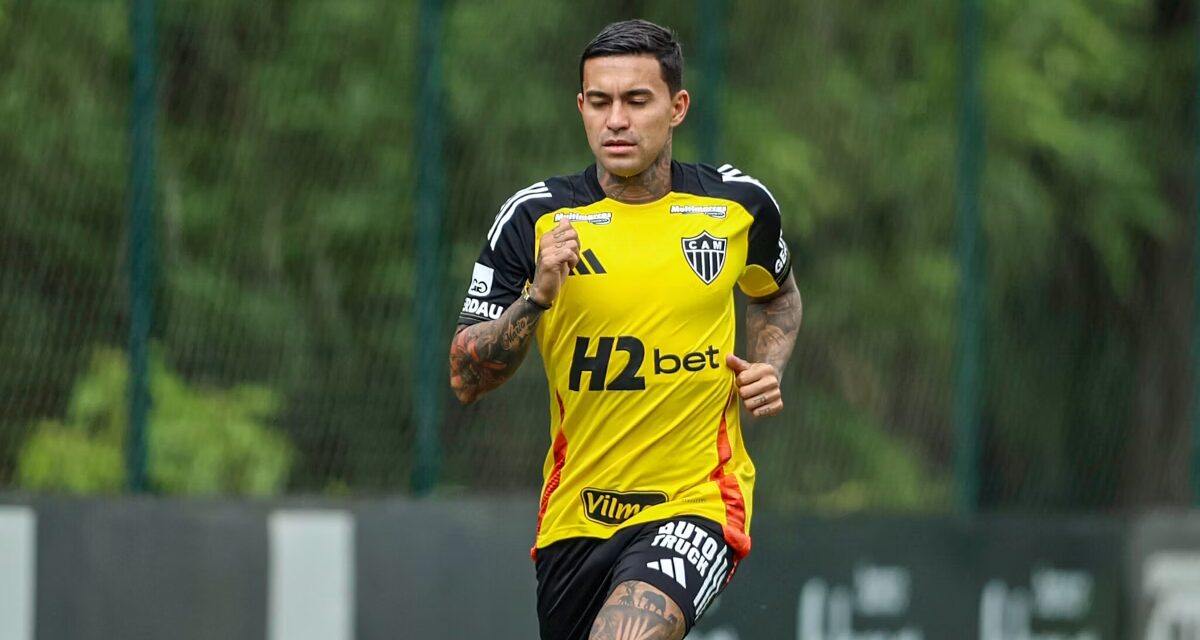 No Atlético, Dudu elogia Hulk e se vê pronto para estreia