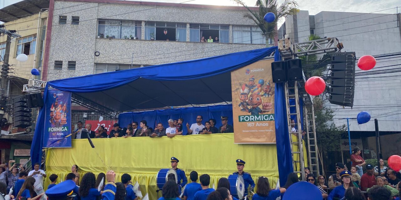Formiga celebra 167 anos