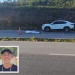 Jovem morre atropelado por caminhão após cair de moto na MG-050