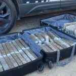Malas lotadas de barras de maconha são apreendidas em ônibus de viagem na BR-116, em Minas