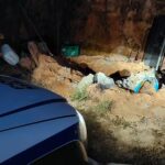 Jovem é preso por suspeita de matar homem de 61 anos e concretar corpo no quintal, em Munhoz