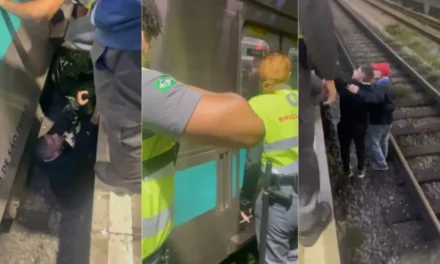Homem sofre mal súbito e cai em vão entre trem e a plataforma em SP
