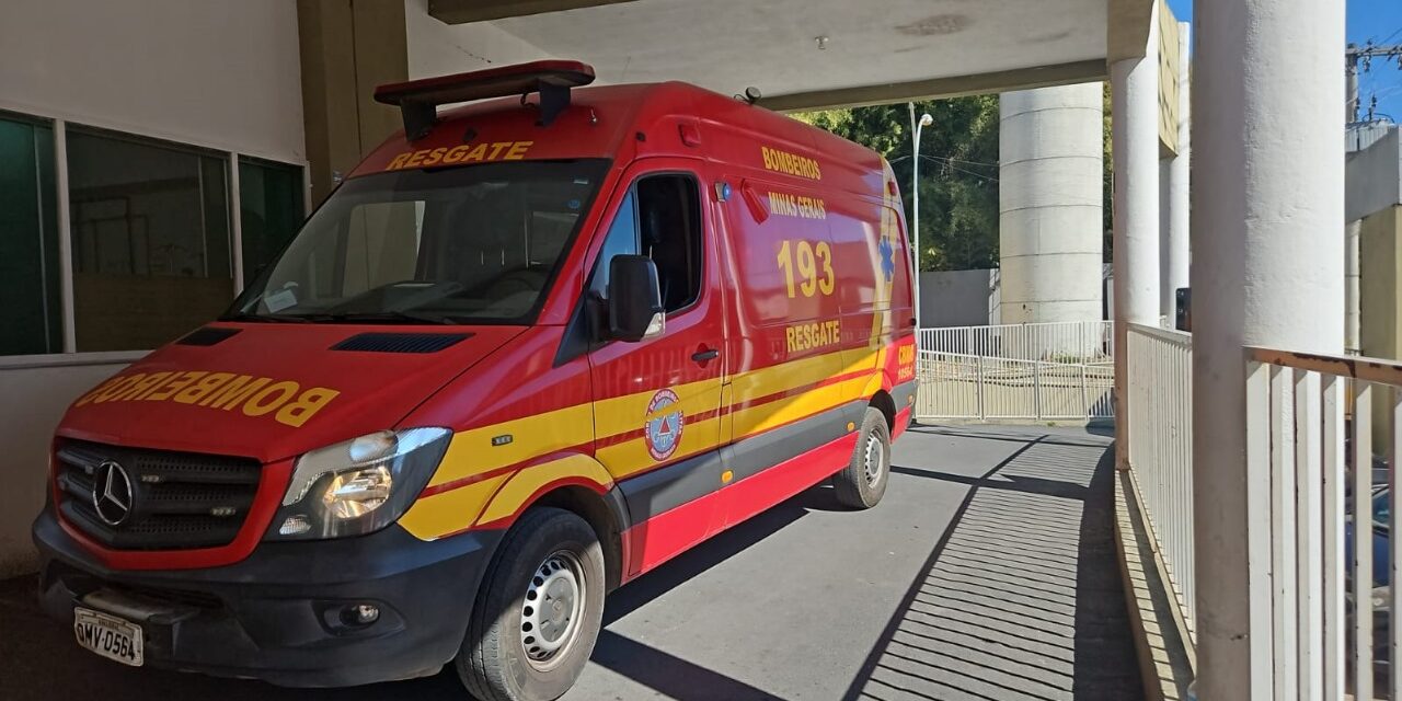 Vítima de crise convulsiva é socorrida no bairro Alvorada, em Formiga