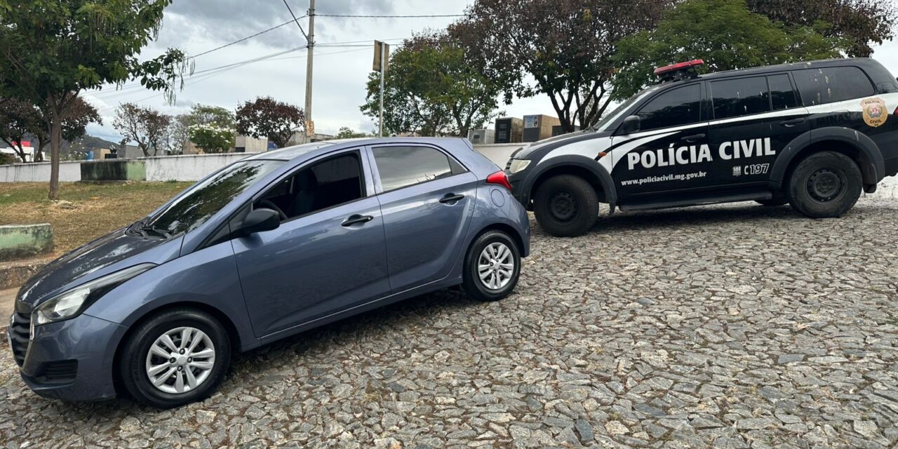 Veículo clonado é apreendido pela PCMG, em Itaúna