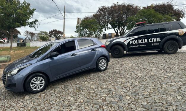 Veículo clonado é apreendido pela PCMG, em Itaúna