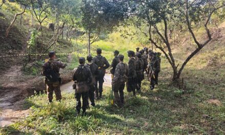 Bombeiros prestam apoio em atividade de campo do Tiro de Guerra em Formiga