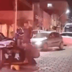 Cachorro de rua provoca queda de motociclista na Av. Abílio Machado, em Formiga