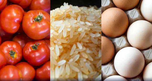 Alívio no bolso: tomate, arroz e ovo freiam inflação de alimentos em maio
