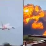 Avião com mais de 240 pessoas a bordo cai perto de aeroporto na Índia; ‘aparentemente’ não há sobreviventes, diz polícia