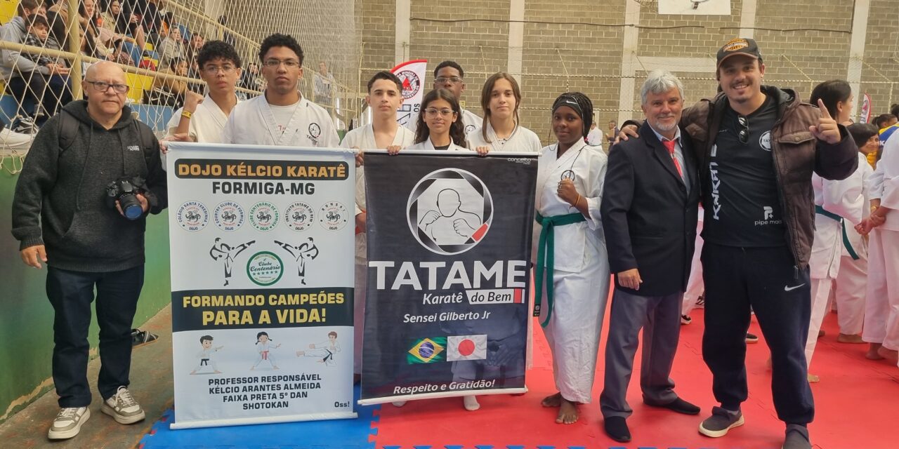 Tatame do Bem participa da 3ª etapa do Campeonato Mineiro de Karatê Interestilos
