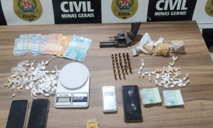 PCMG prende dupla por tráfico de drogas e posse ilegal de arma, em Bom Despacho