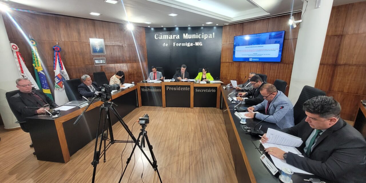 Câmara derruba vetos e aprova projetos que fortalecem cidadania, cultura e políticas públicas, em Formiga