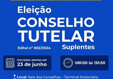 Inscrições para eleição do Conselho Tutelar foram prorrogadas