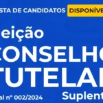 Lista de candidatos inscritos para escolha de suplentes do Conselho Tutelar já está disponível para consulta pública