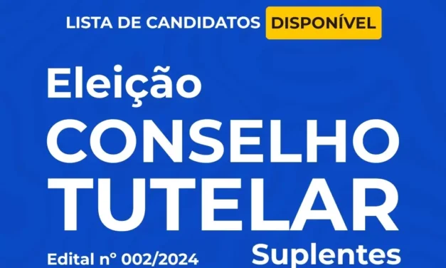 Lista de candidatos inscritos para escolha de suplentes do Conselho Tutelar já está disponível para consulta pública