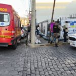 Colisão entre veículos é registrada na Avenida Abílio Machado, em Formiga