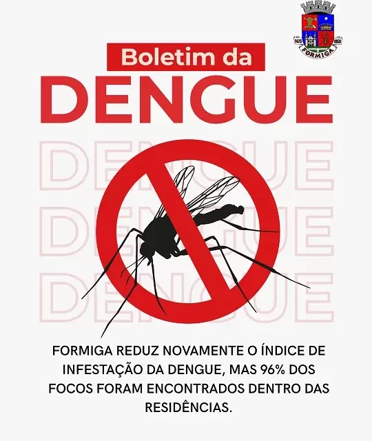 Formiga reduz o índice de infestação da dengue