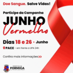 Campanha “Junho Vermelho” prefeitura divulga cronograma de coletas de 18 à 26 de junho