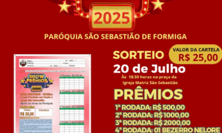 Paróquia São Sebastião divulga data da sua “festa julina”